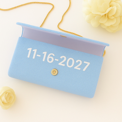 Something Blue Clutch