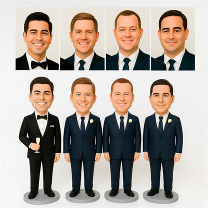 Personalized Groomsmen Bobbleheads