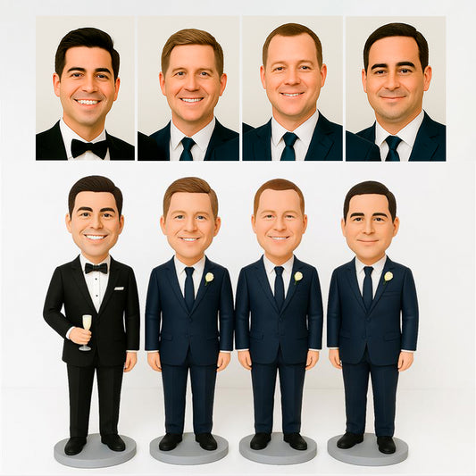 Personalized Groomsmen Bobbleheads
