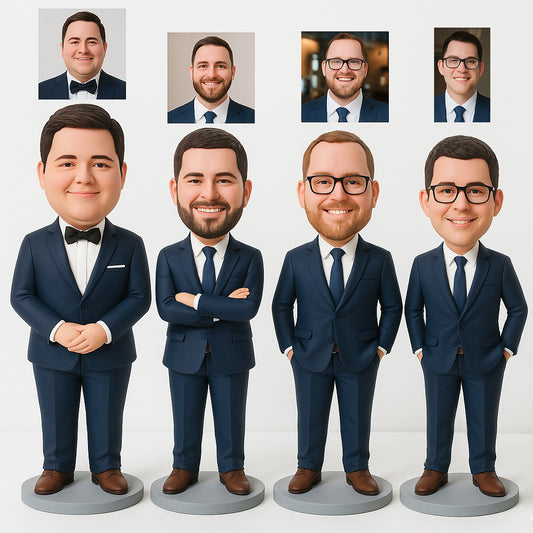 Custom Groomsmen Bobbleheads