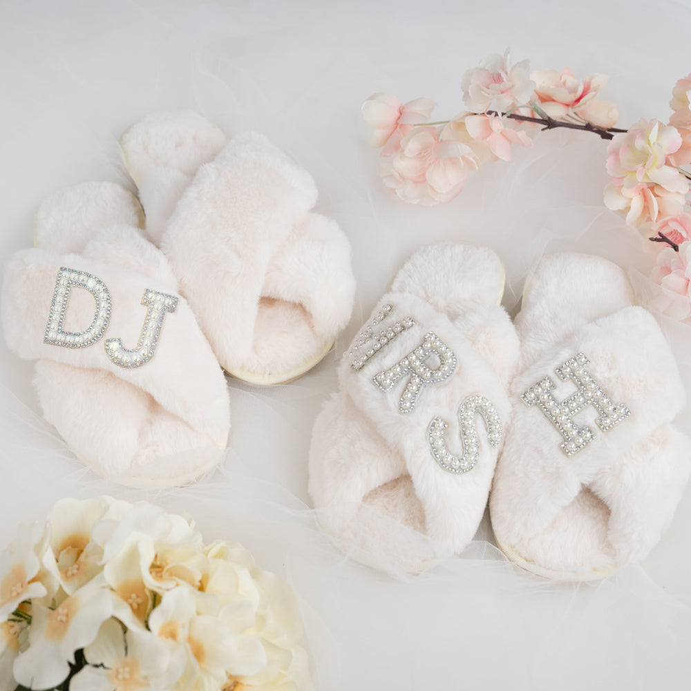 Personalized Bridal Slippers