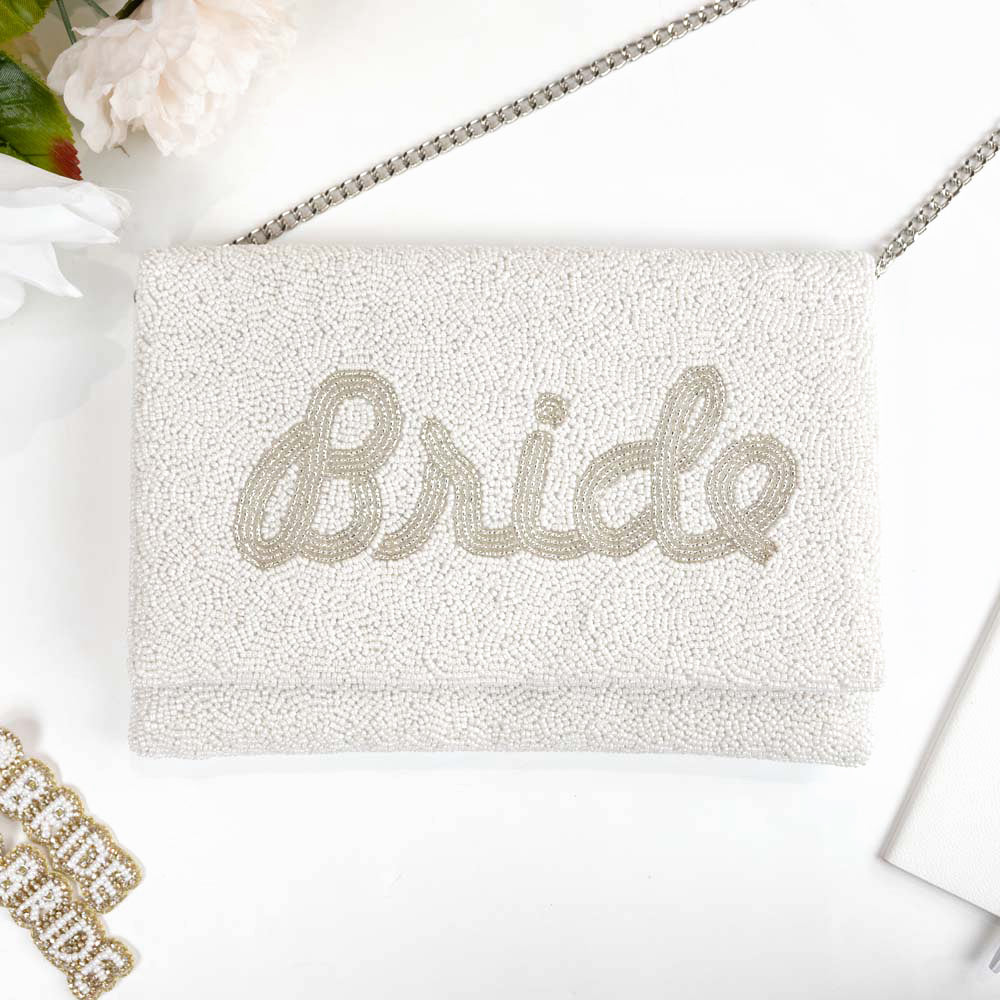 Beaded Canvas Bridal Clutches