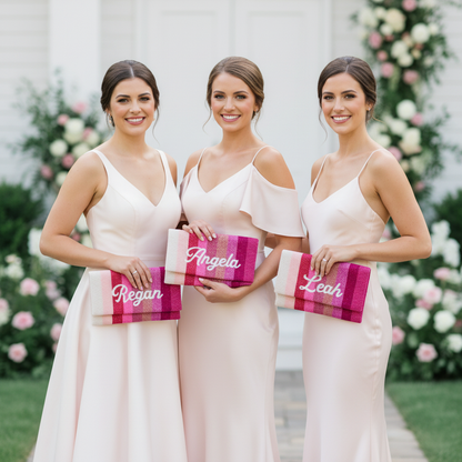 Bridesmaid Beaded Clutch