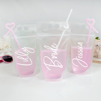 Bridesmaid Beverage Pouches