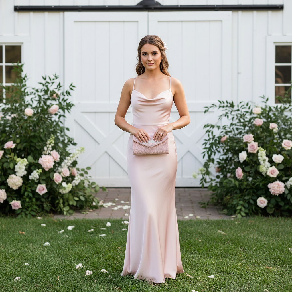 Beaded Mini Envelope Clutch for Bridesmaid - MIENV