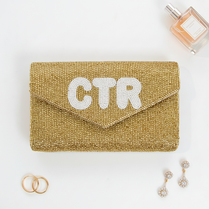 Beaded Mini Envelope Clutch for Bridesmaid - MIENV