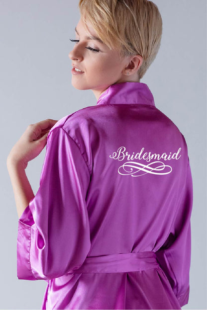 Swirly Style - Bridesmaid Robe