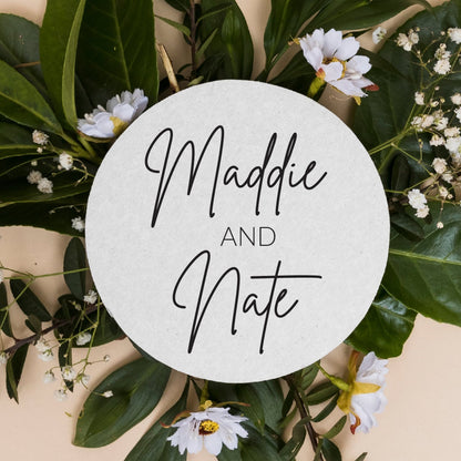 Custom Names Minimalist Coasters