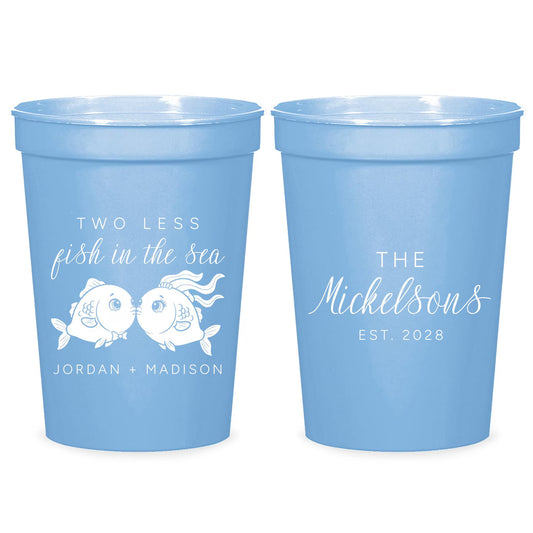 Two Less Fish In The Sea Stadium Cups (CS 666)