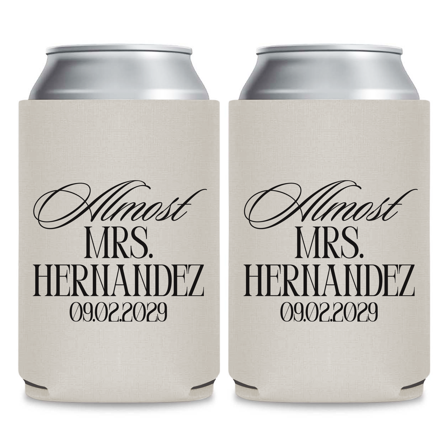 Custom Bridal Shower Can Coolers