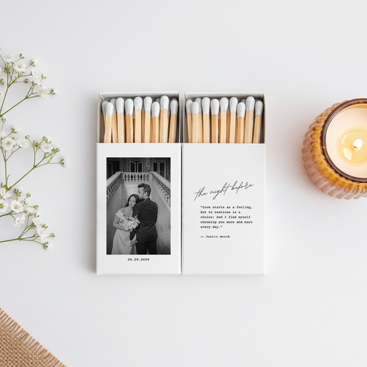 Photo + Love Quote Matchbox (CS 670)
