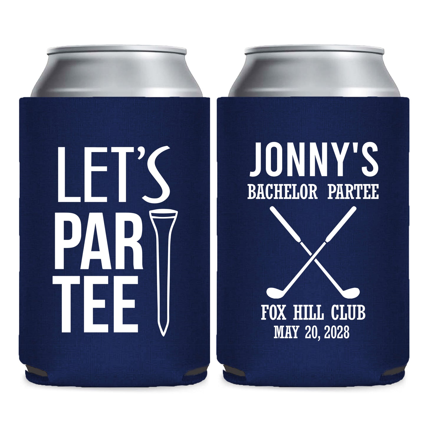 Personalized Bachelor Party Can Coolers (CS 68)