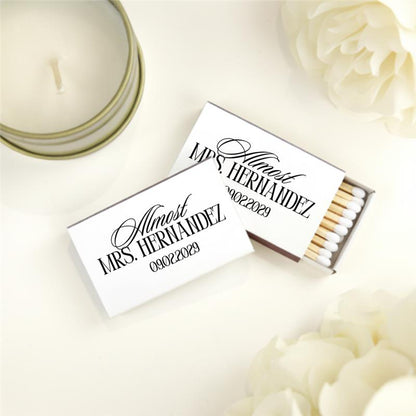 Almost Mrs. / Mrs. Wedding Matchbox Set (CS 668)