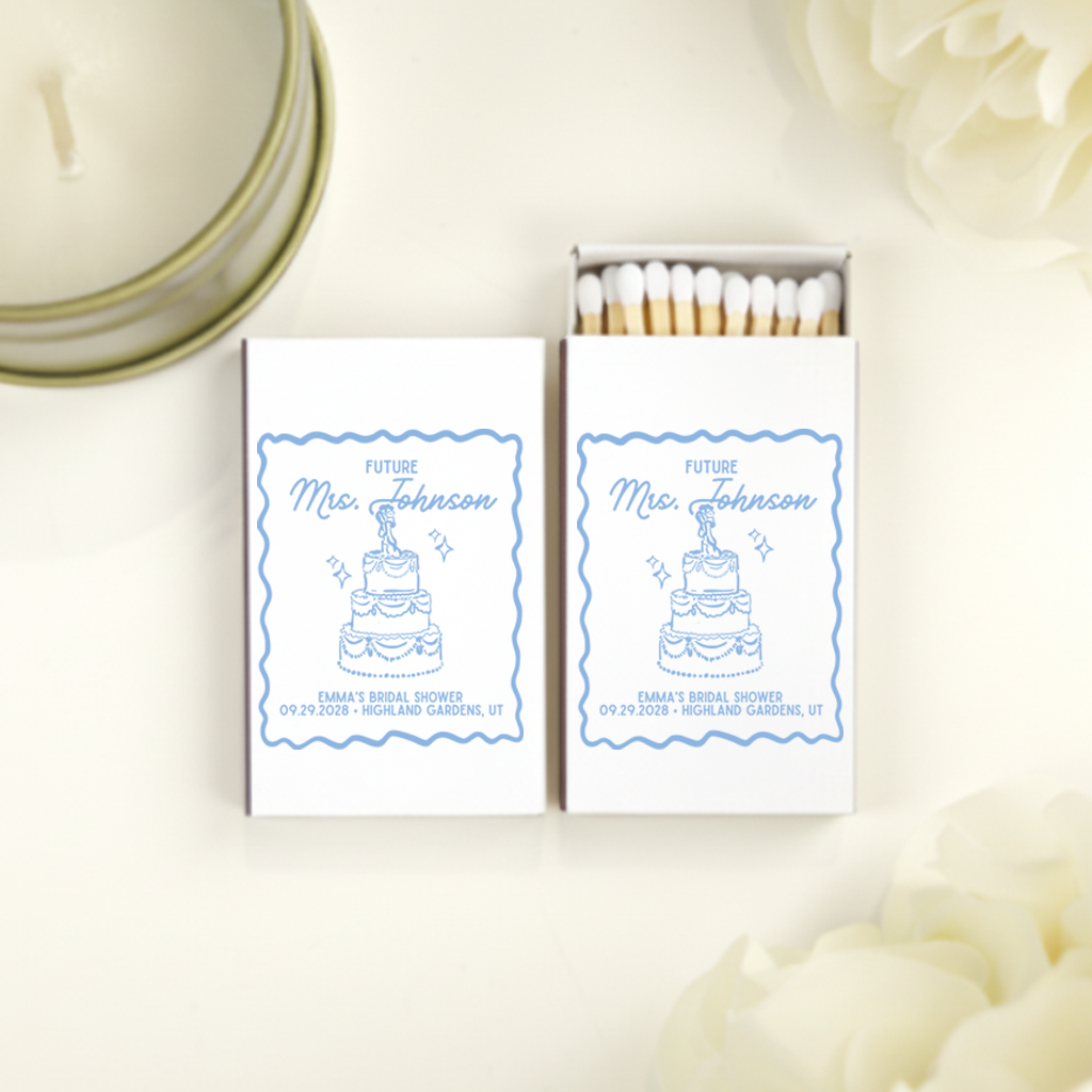 Future Mrs. Bridal Shower Matchbox Favors (CS 669)