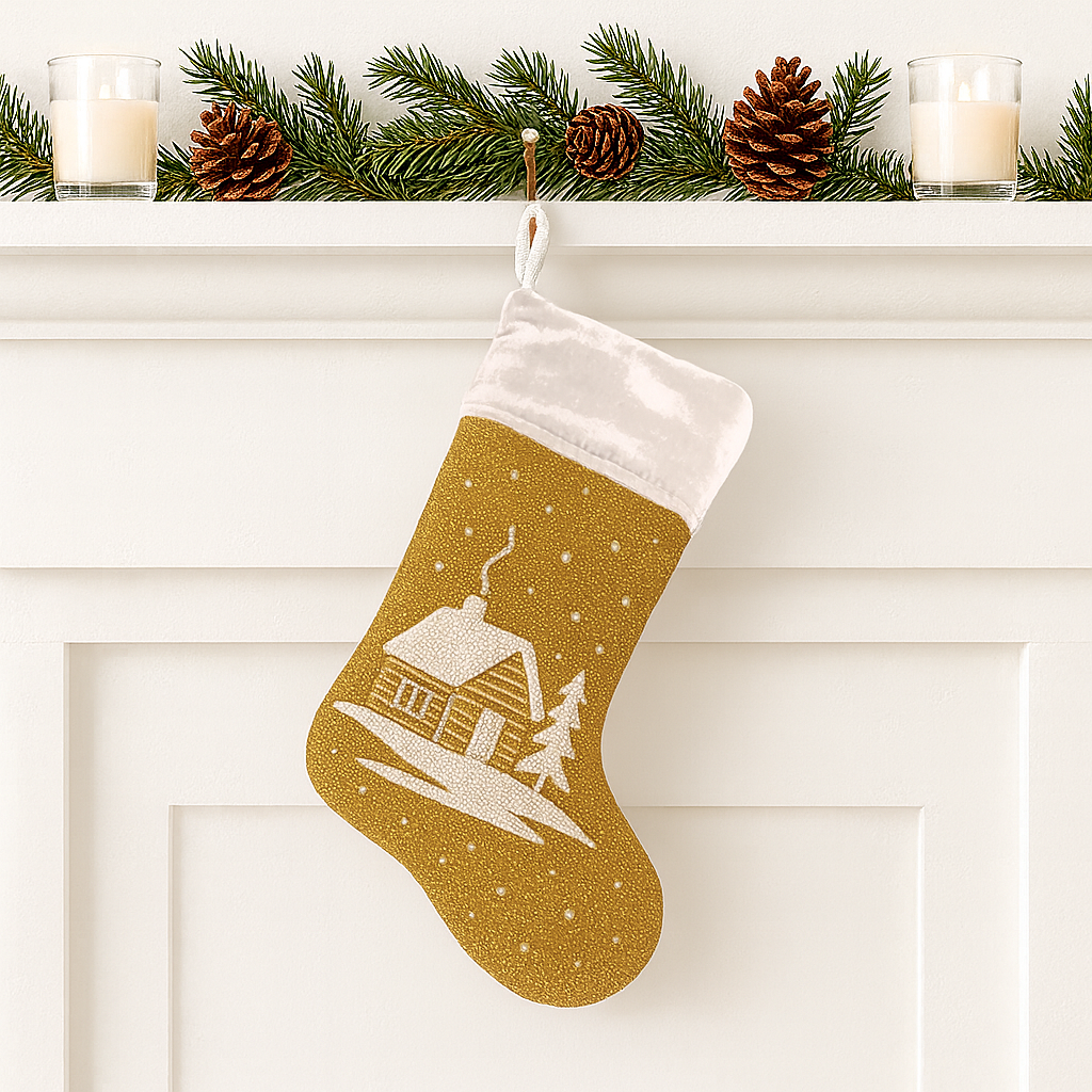 Personalized Beaded Stocking