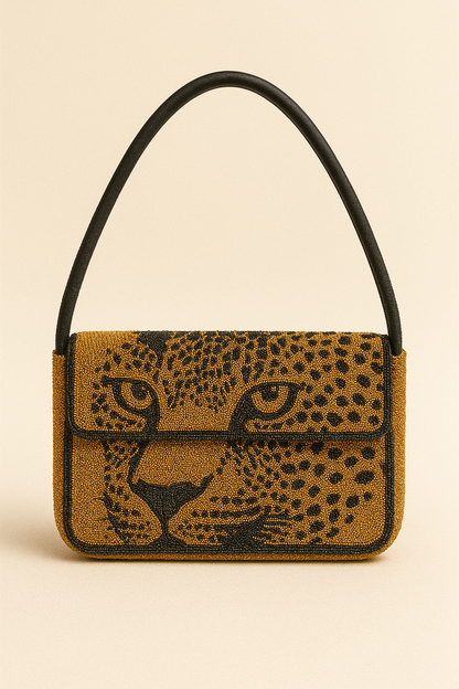 Tropical Beaded Shoulder Bag