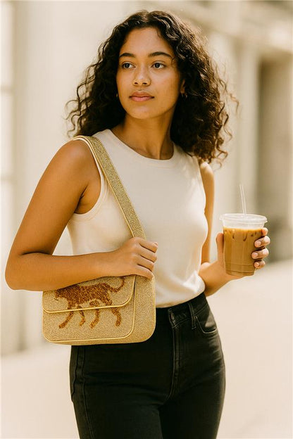 Handmade Cheetah Bag