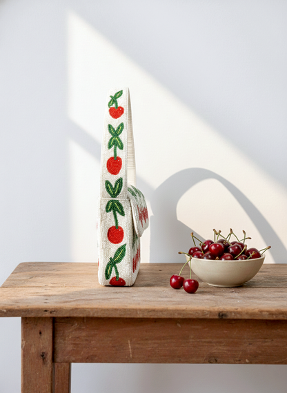 Luxurious Cherry Shoulder Bag