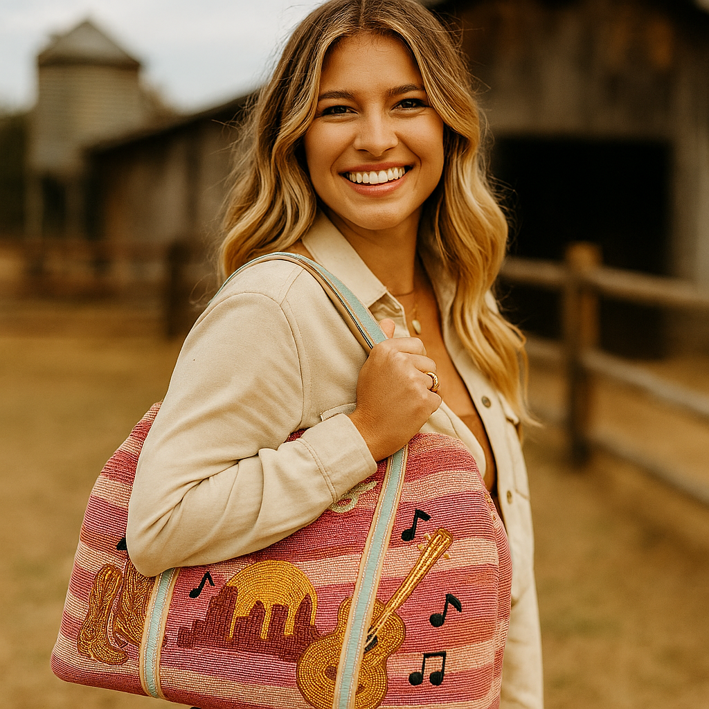Nashville Beaded Tote
