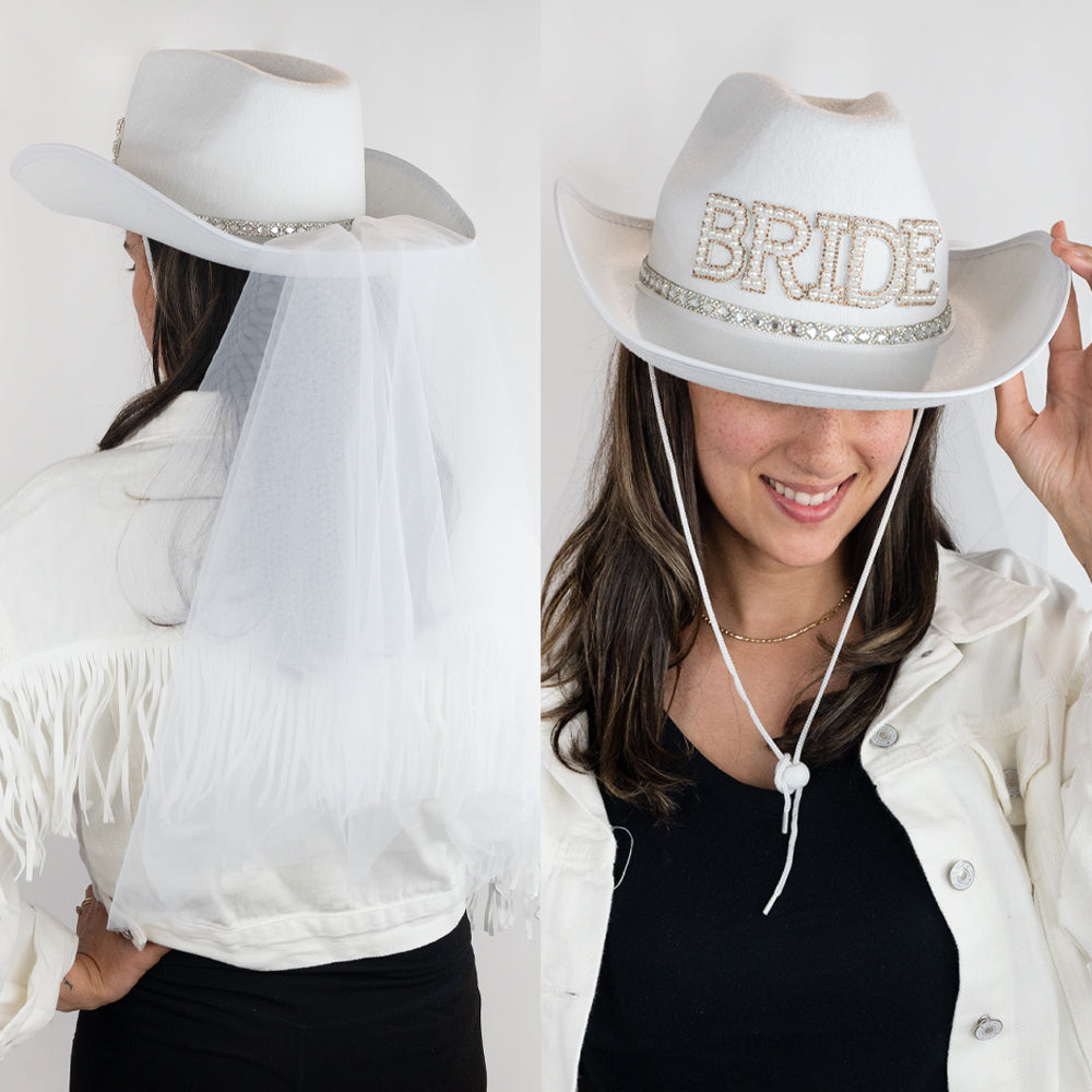 Cowboy Hat With Veil