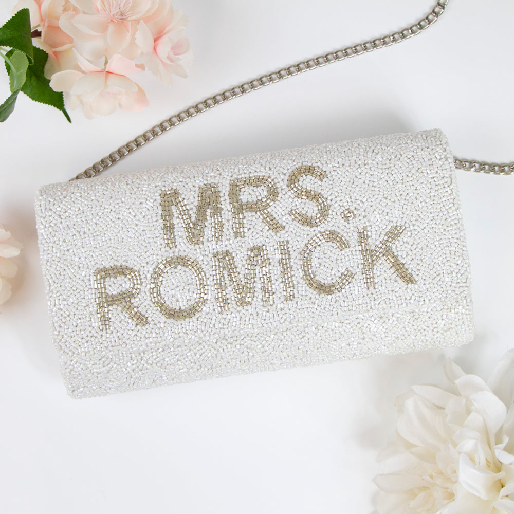 Personalised Bridal Clutch