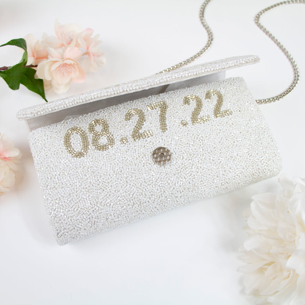 Personalised Bridal Clutch