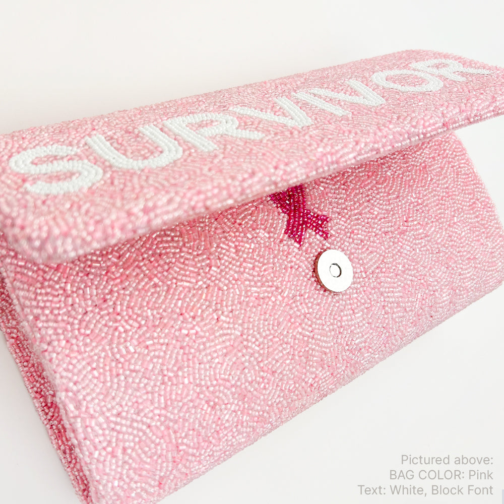 Breast Cancer Survivor Clutch Bag (FOG)