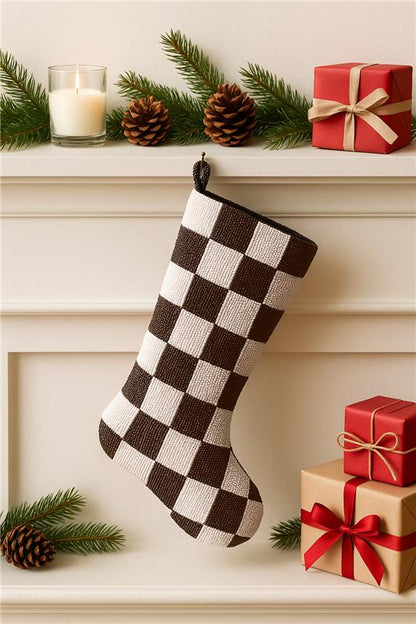 Personalized Beaded Christmas Stocking
