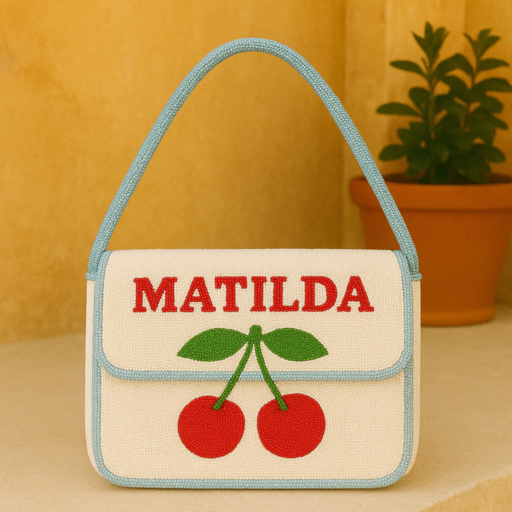 Personalized Cherry Purse