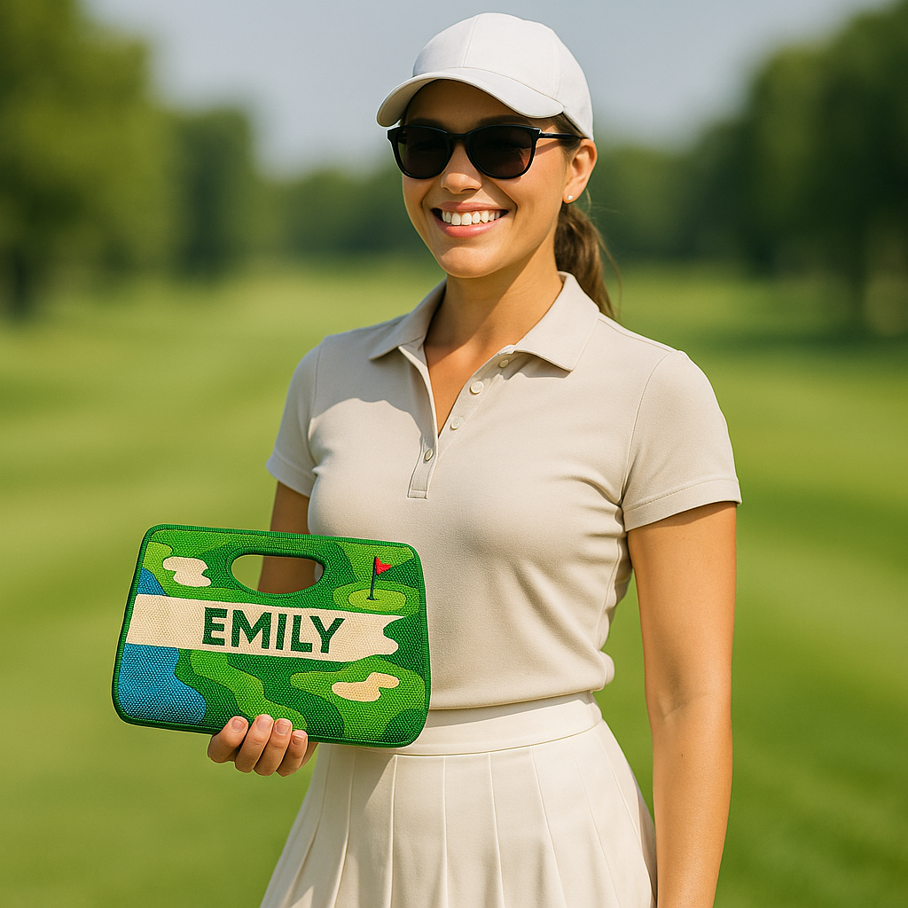 Custom Beaded Golf Clutch