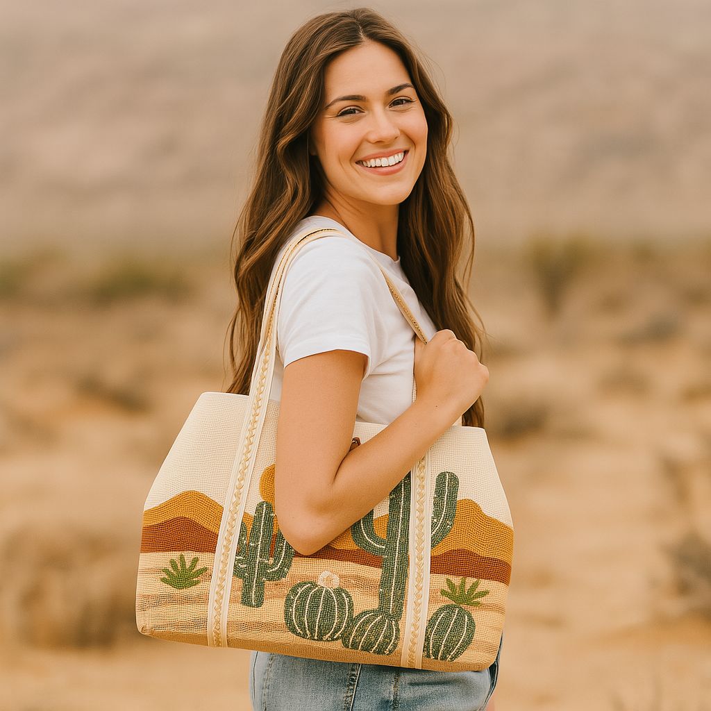 Desert Cactus Tote