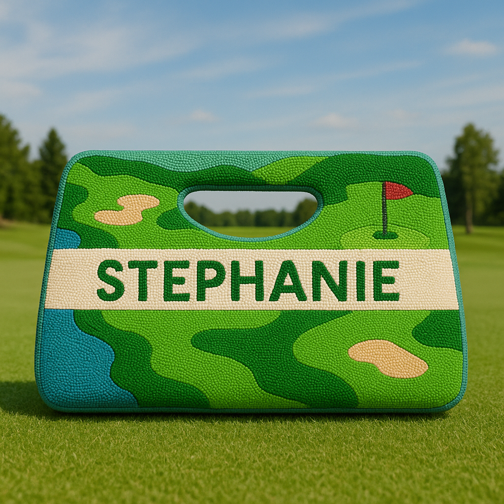 Custom Beaded Golf Clutch
