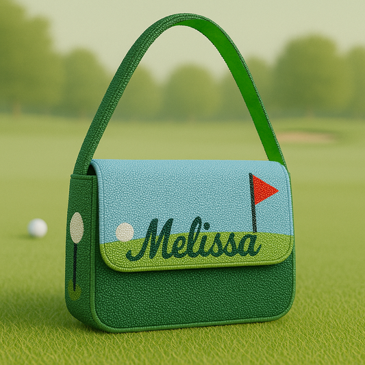 Custom Beaded Golf Shoulder Bag