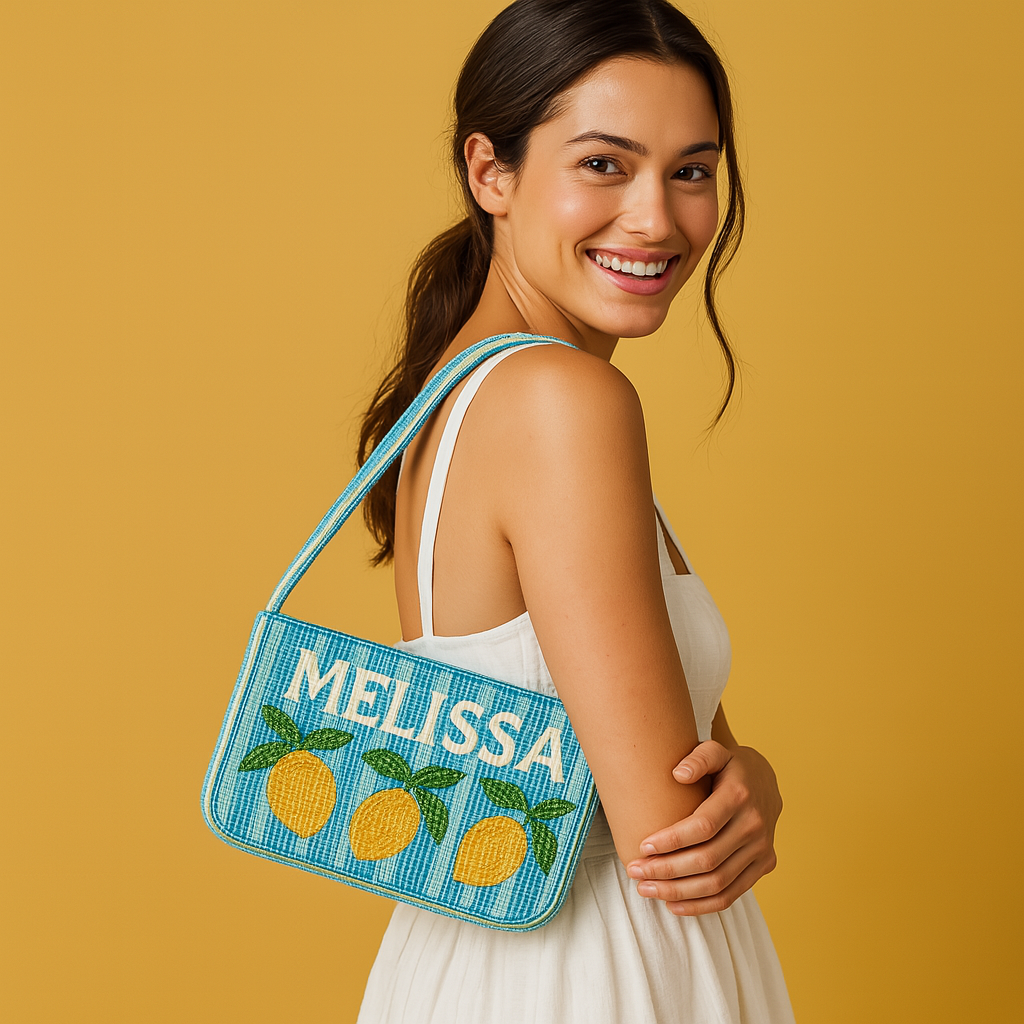 Blue Lemon Shoulder Bag