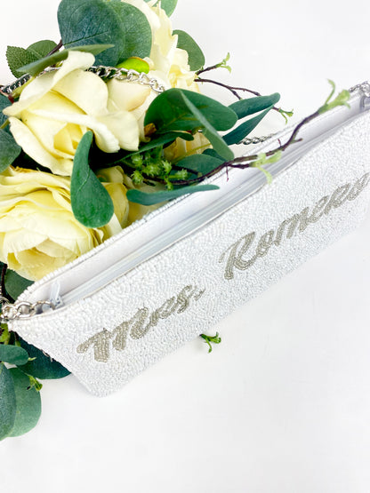 Personalized Beaded Clutch (Zipper LHFC)
