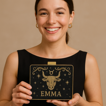 Gemini Zodiac Clutch Bag
