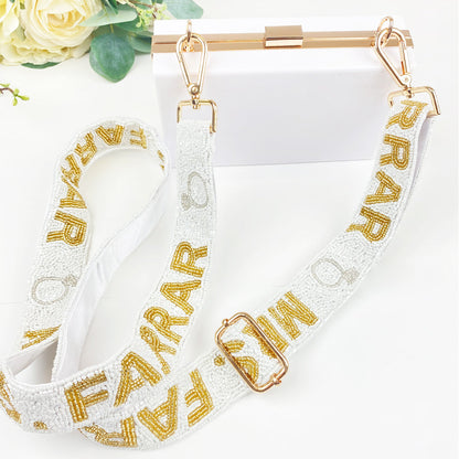 Custom “Mrs.” Camera Strap