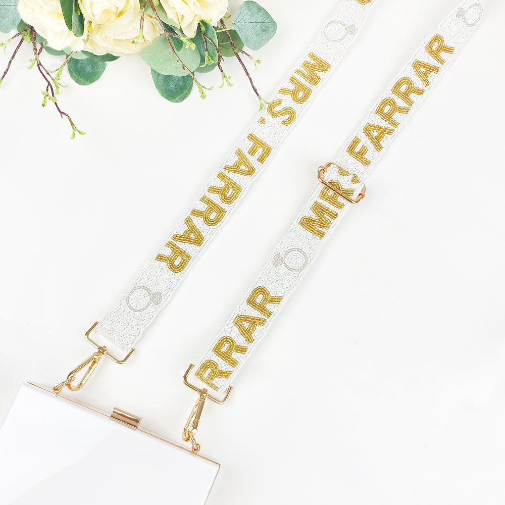 Custom “Mrs.” Camera Strap