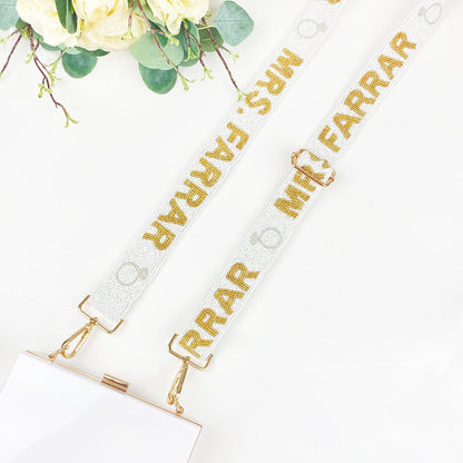 Custom “Mrs.” Camera Strap