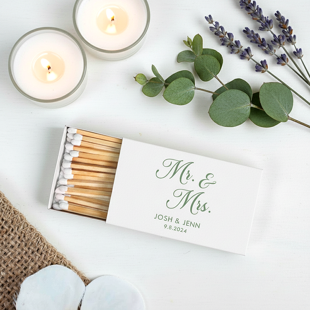 Personalized Match Sticks for Wedding (4)