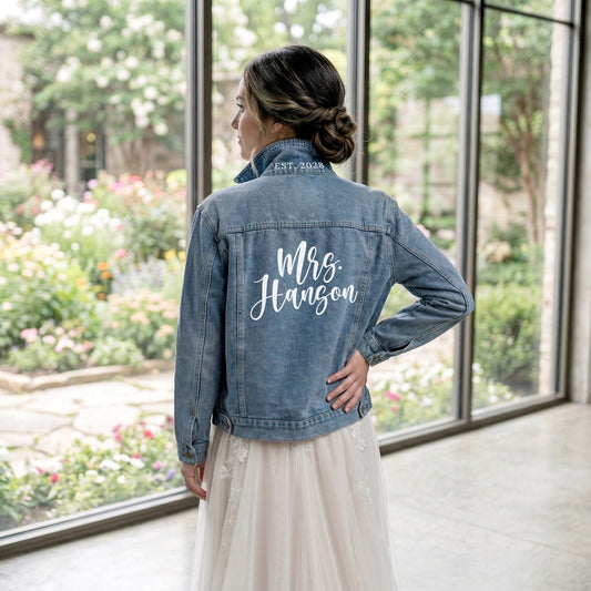 Black Bridal Denim Jacket