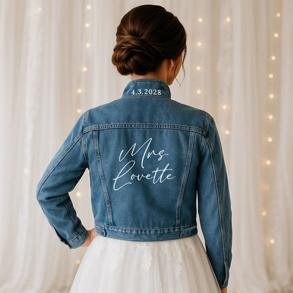 Personalized Mrs Jacket