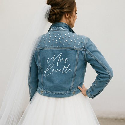 Personalized Mrs Jacket