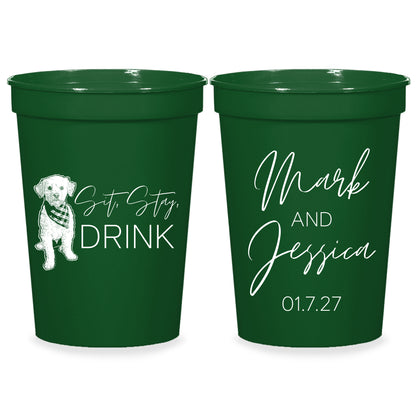 Custom Pet Stadium Cups (PR 198)