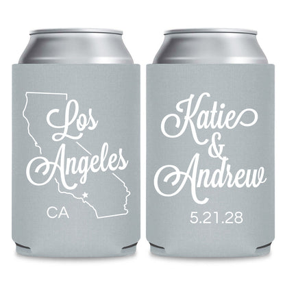 Venue and State Themed Can Coolers