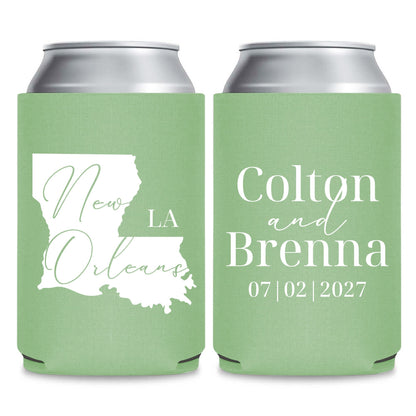 Venue and State Themed Can Coolers