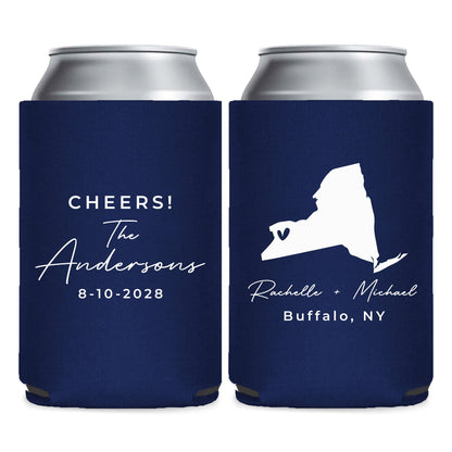 Venue and State Themed Can Coolers