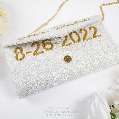 Personalized Bridal Envelop Clutch Bag (ENV)