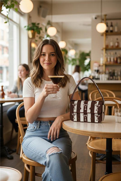 Espresso Beans and Martini Handbag