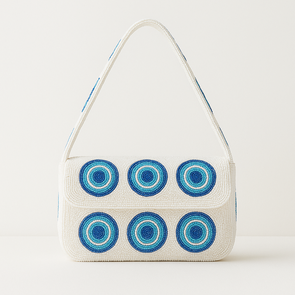 Evil Eye Beaded Bag